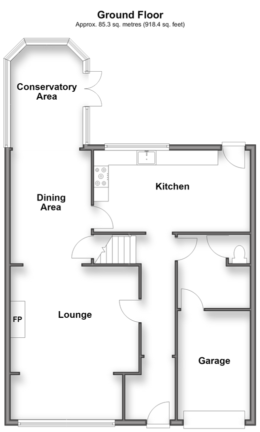 Fawkham Avenue, Longfield floorplan