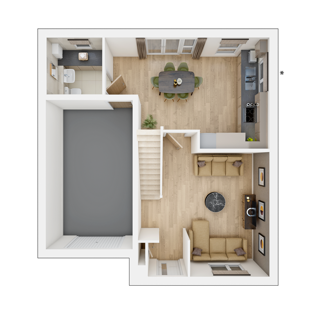 Gresley Meadow, Rockcliffe Close, Church Gresley, Swadlincote floorplan