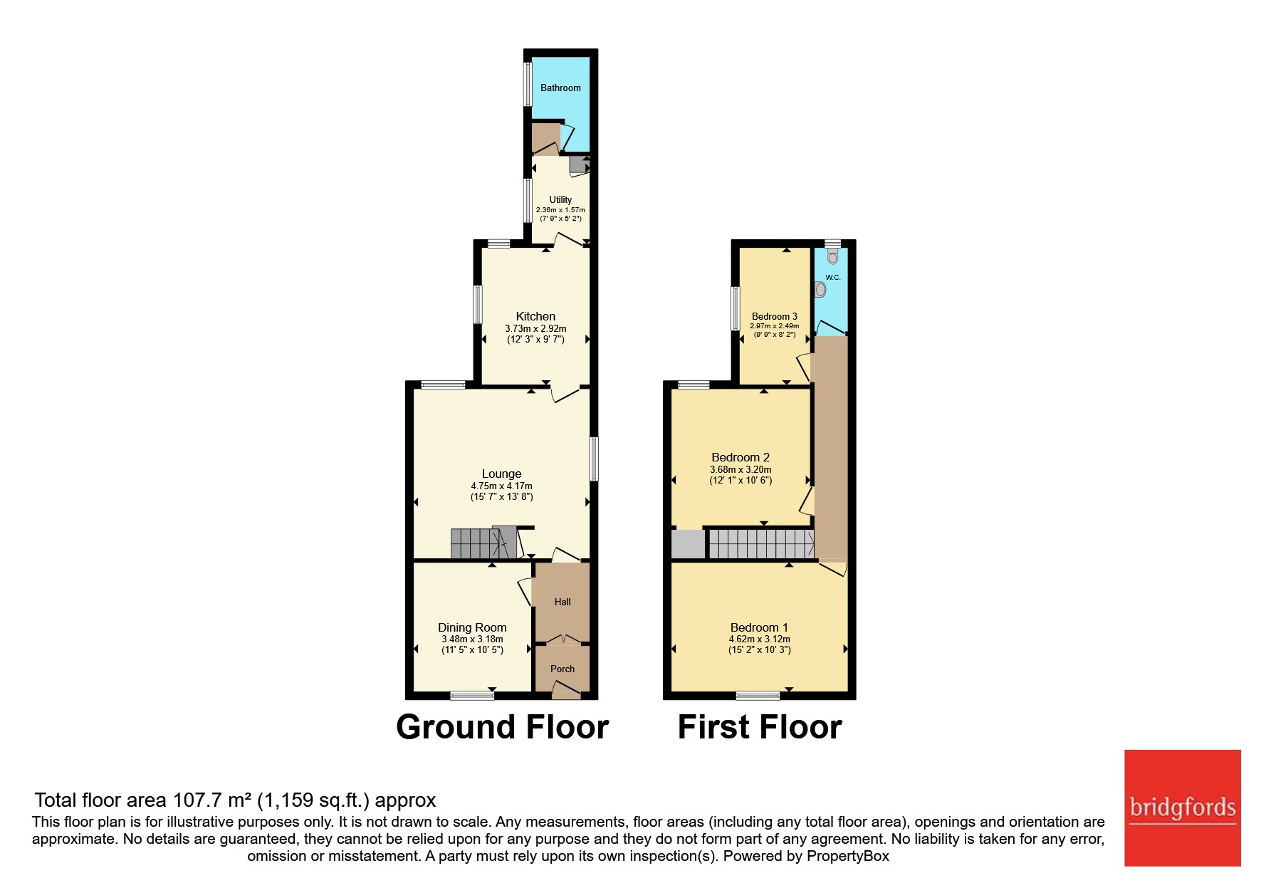 431, Shelton New Road, Staffordshire floorplan