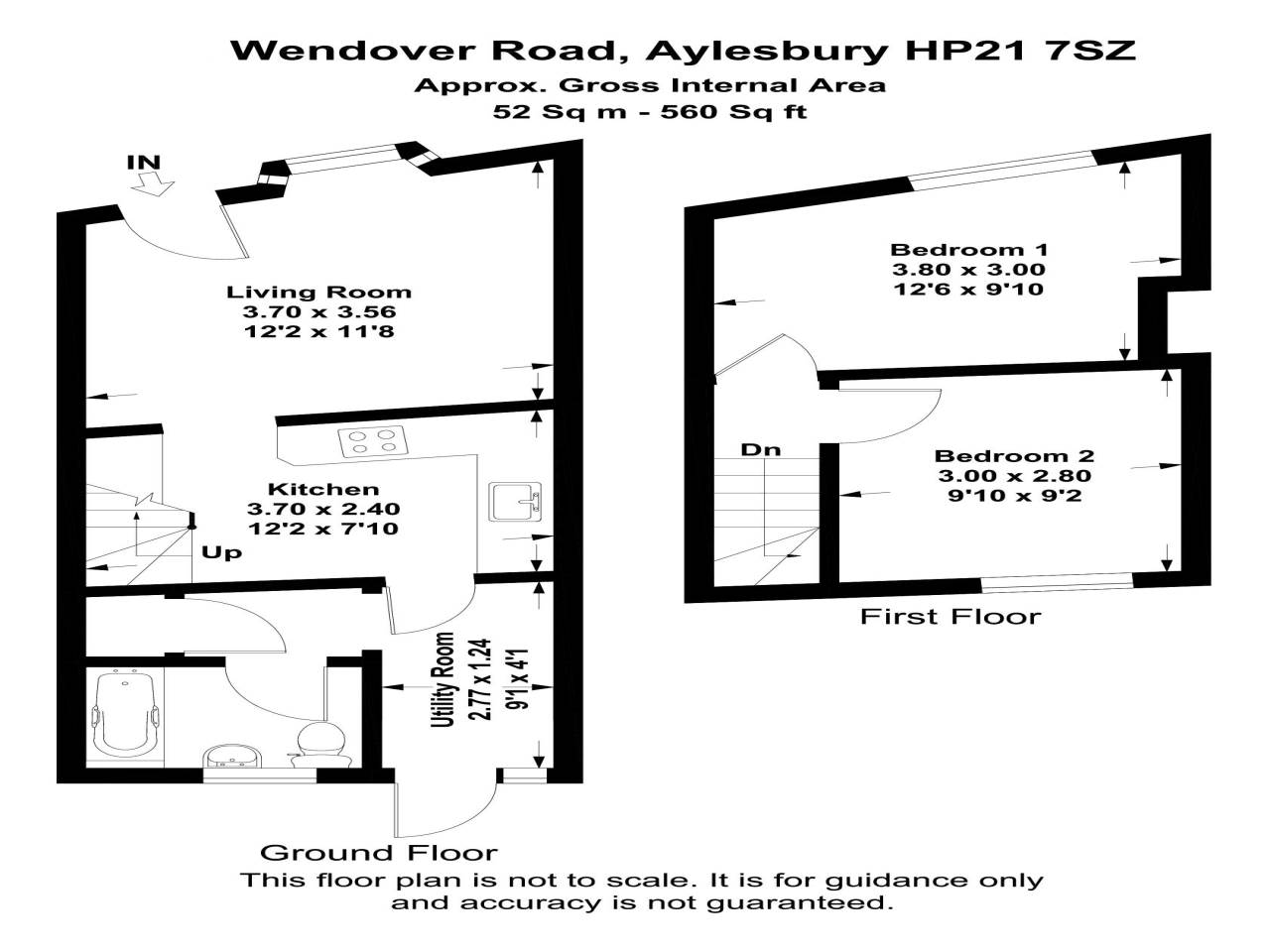 2 Bedrooms  to rent in Wendover Road, Aylesbury, Buckinghamshire HP21