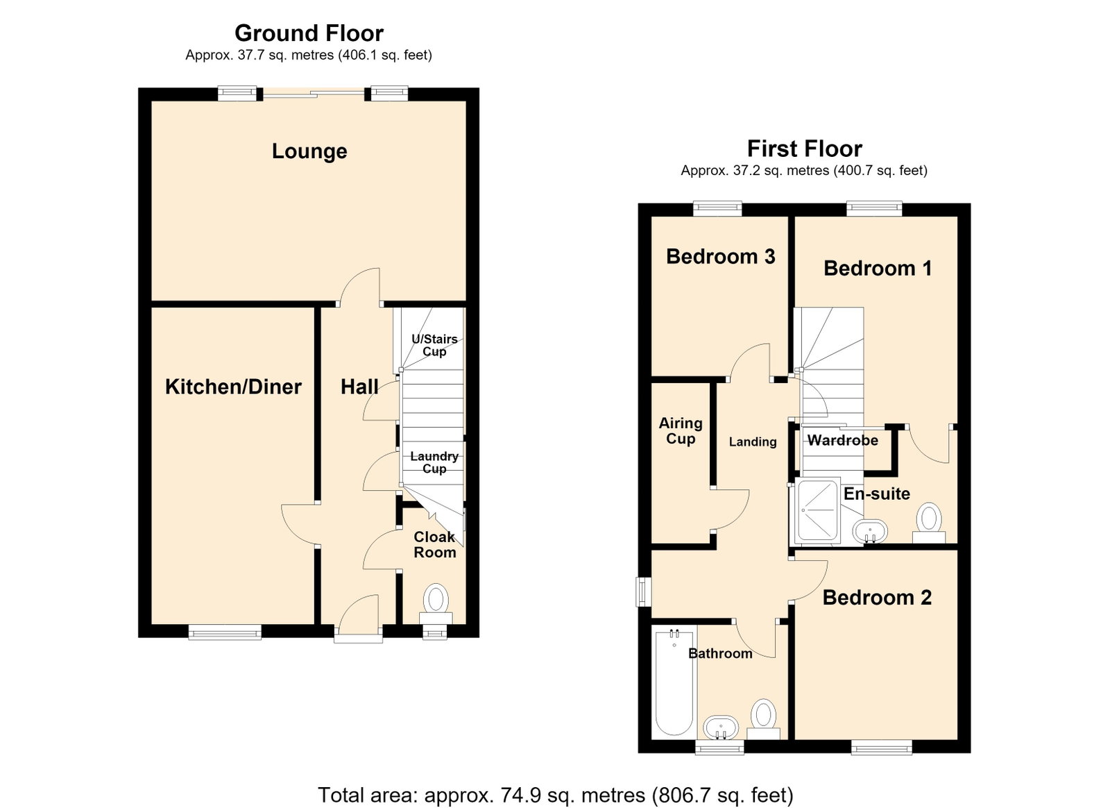 40, Newman Drive, Swadlincote floorplan