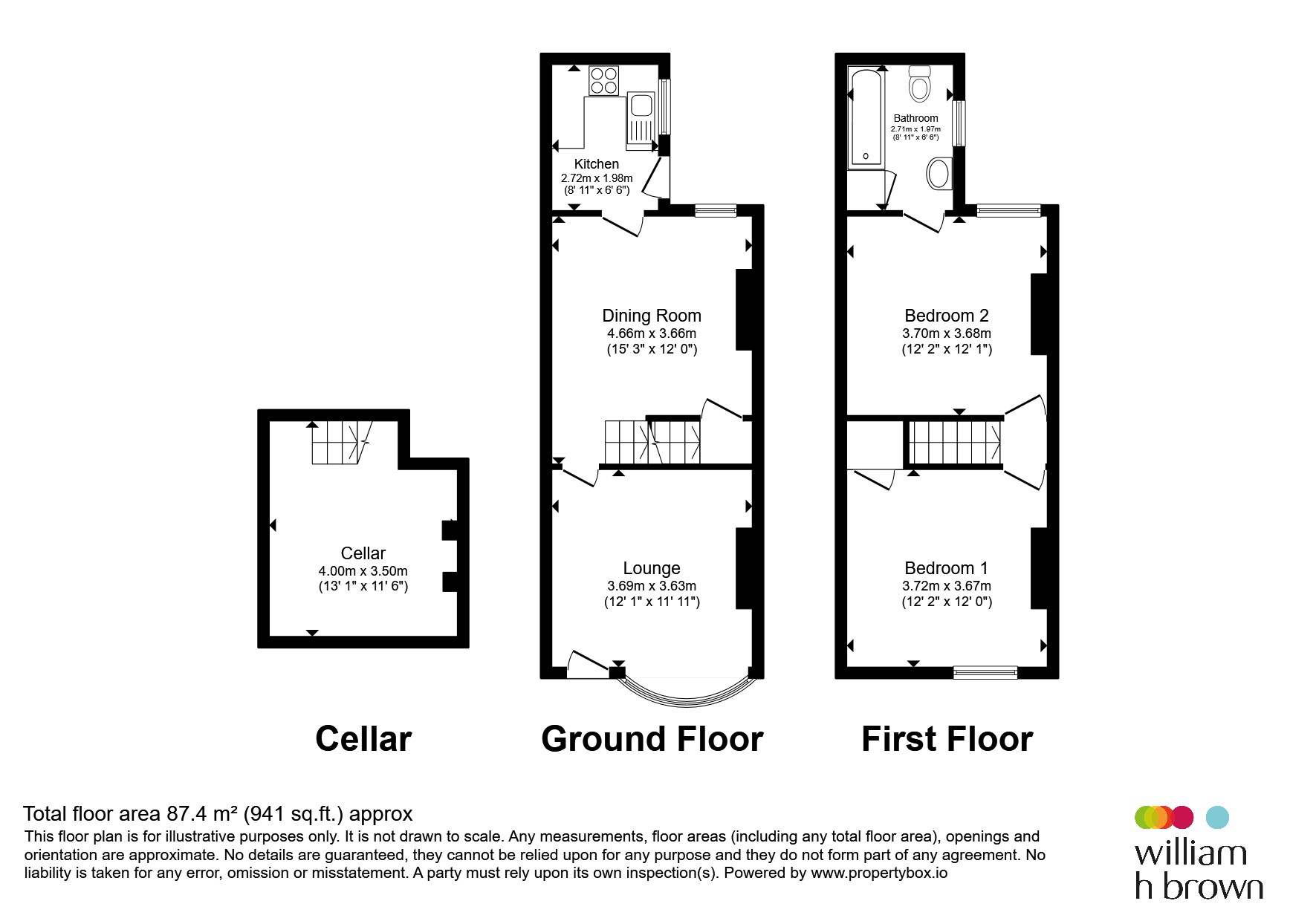 30, Oxford Street, Mexborough floorplan