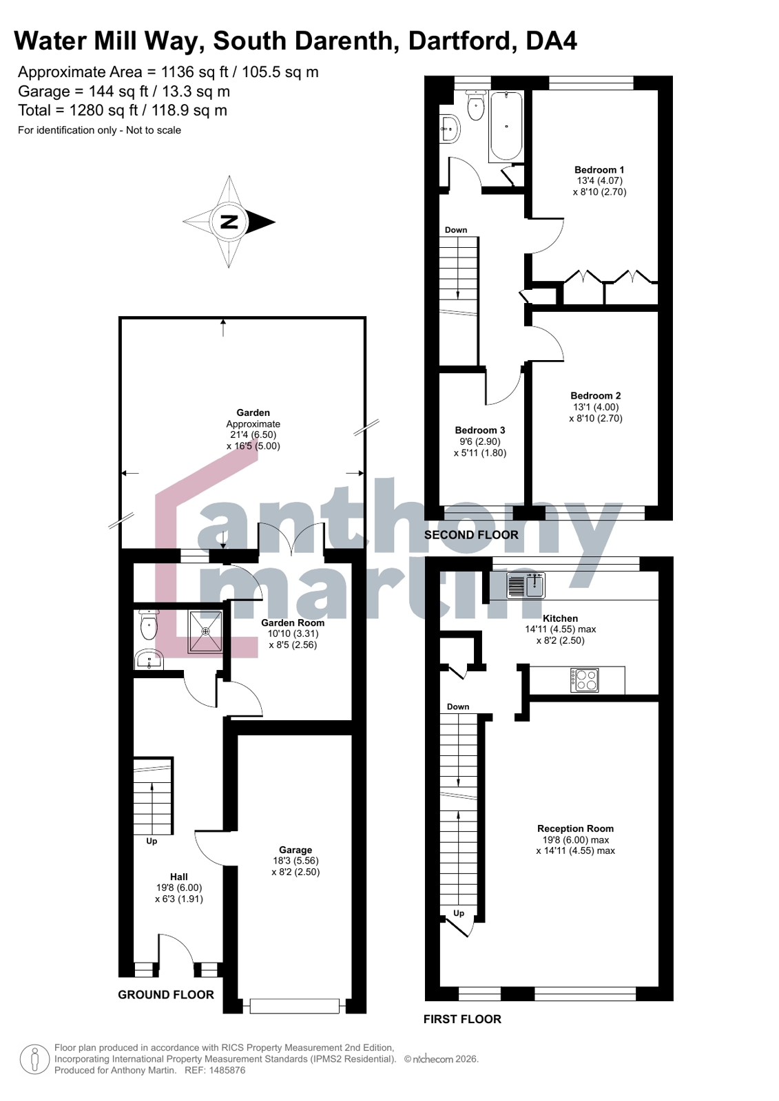 34, Water Mill Way, Dartford floorplan