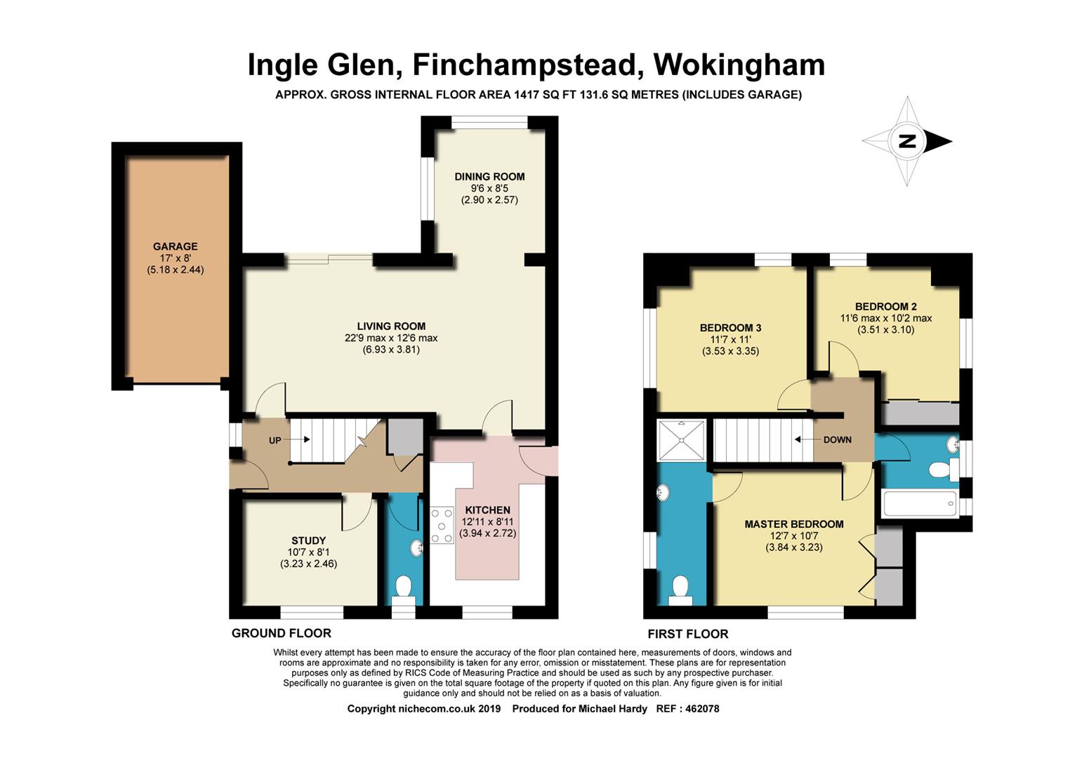 3 Bedrooms Detached house for sale in Ingle Glen, Finchampstead, Berkshire RG40