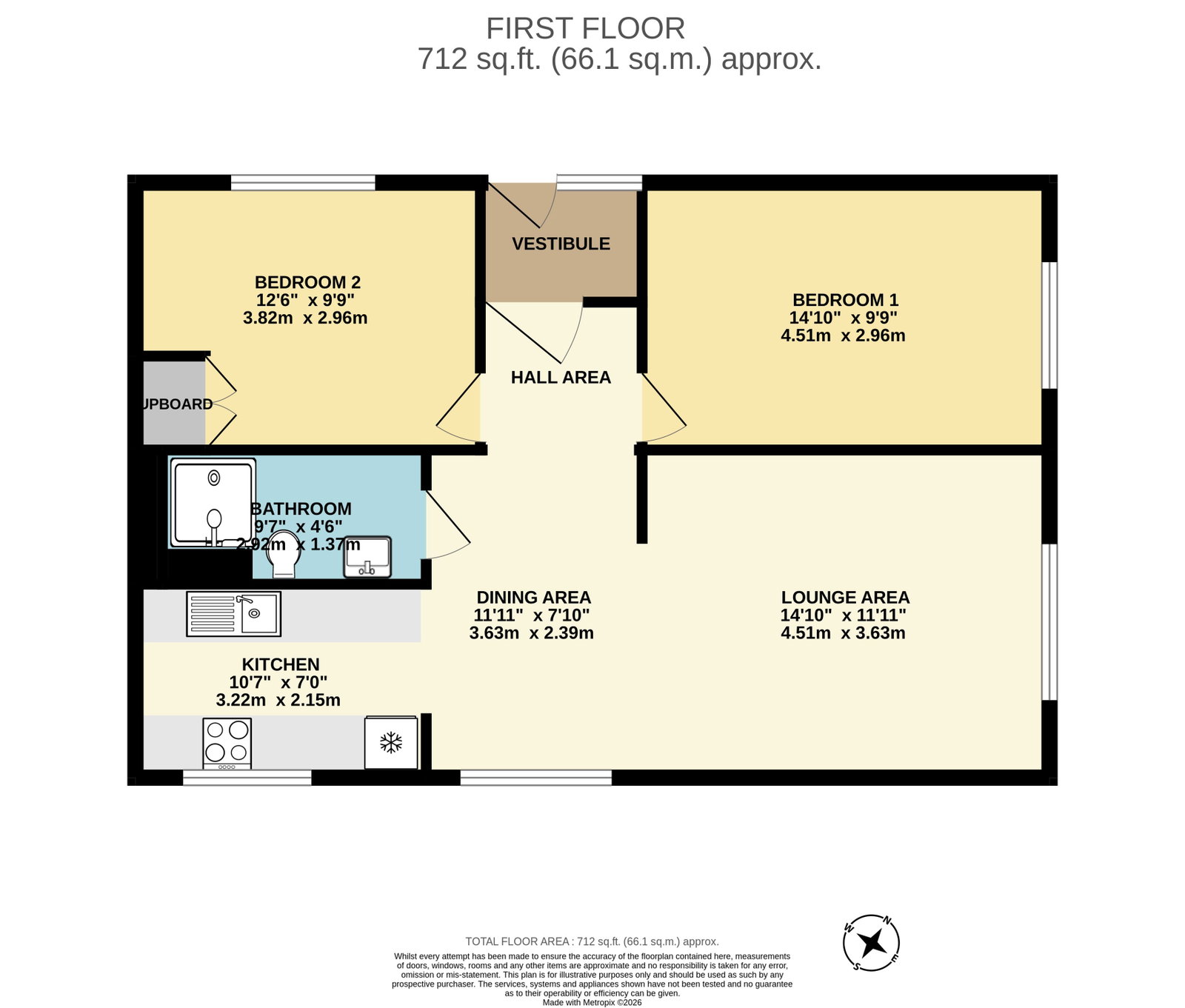 Flat 16 Hoe Court, Lockyer Street, Plymouth floorplan