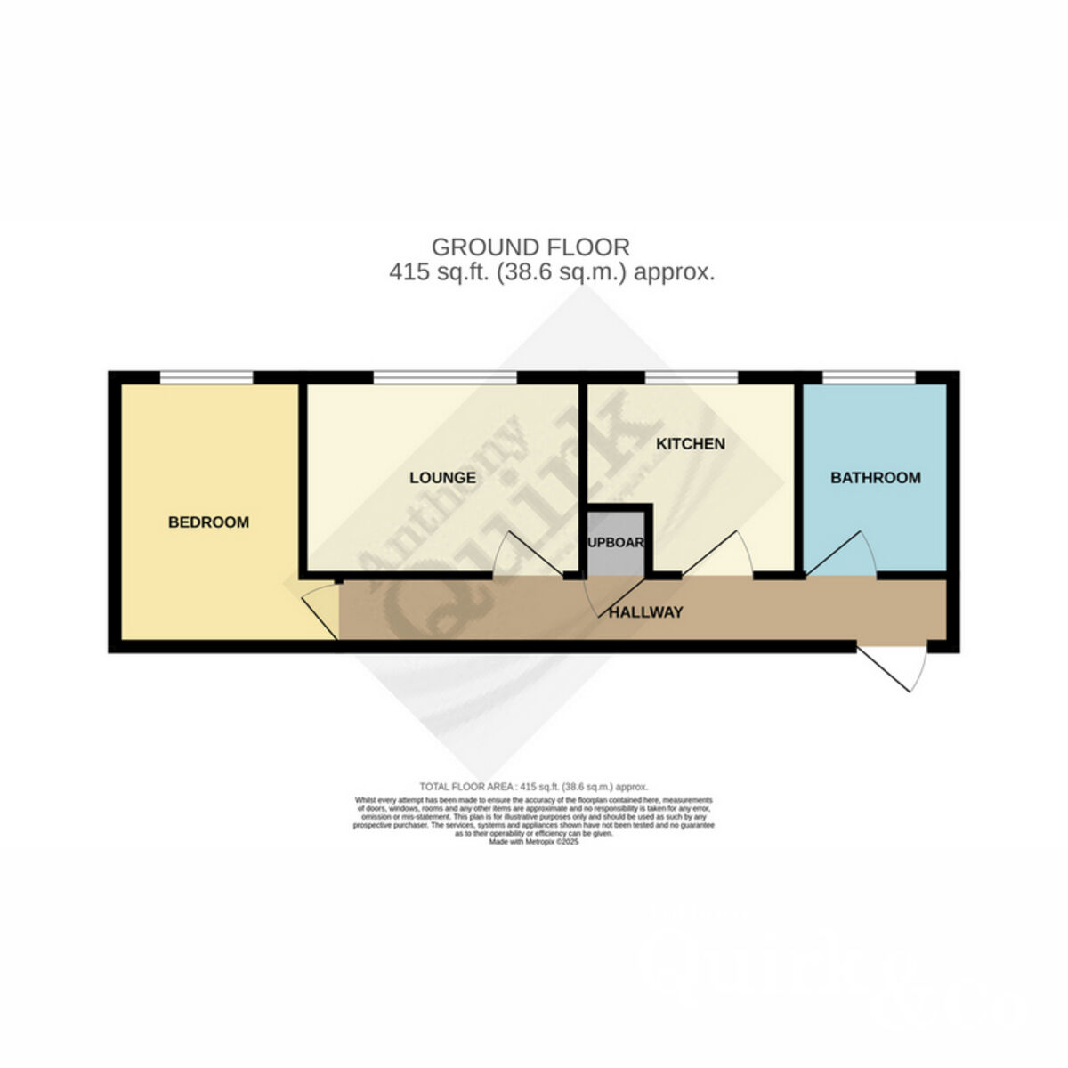 Flat Flat 12, Waterside Mead, Elsinor Avenue, Canvey Island floorplan