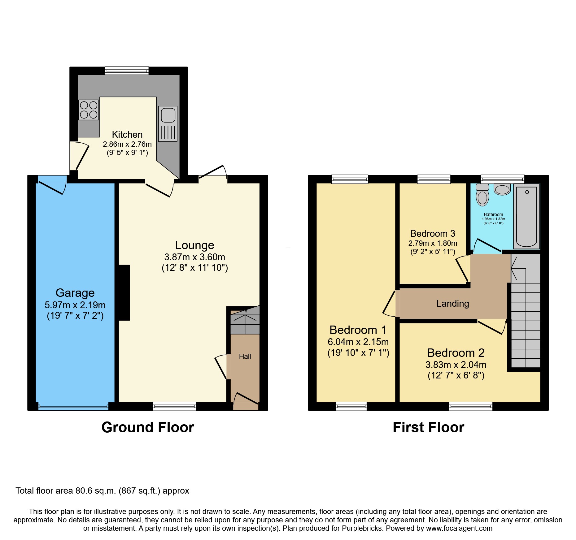 29, Cottesmore Close, Brizlincote Valley floorplan