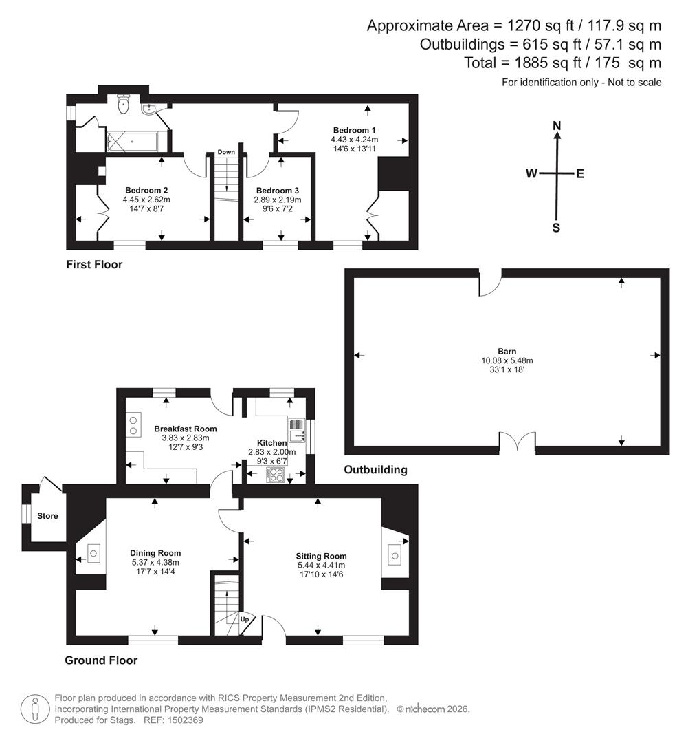 Glebe Cottage, Barnstaple floorplan