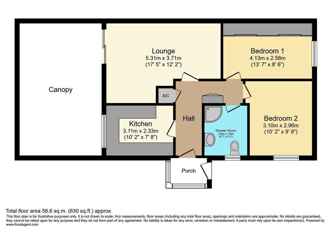 16, Beckett Close, Skegness floorplan