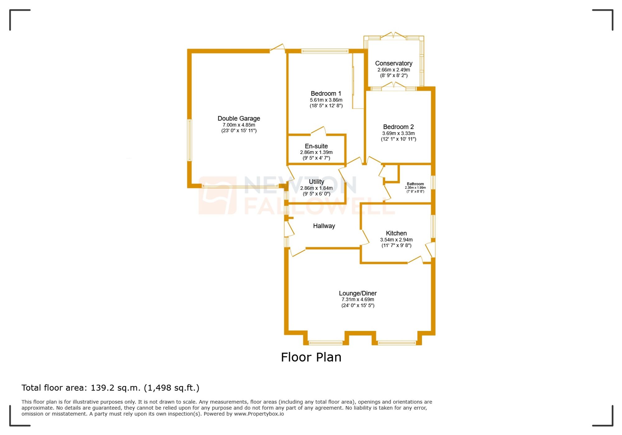 7 Hollies Way, Leicester floorplan