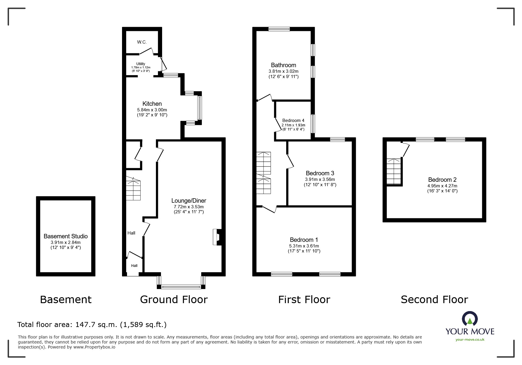 12, Heathcoat Street, Leicestershire floorplan