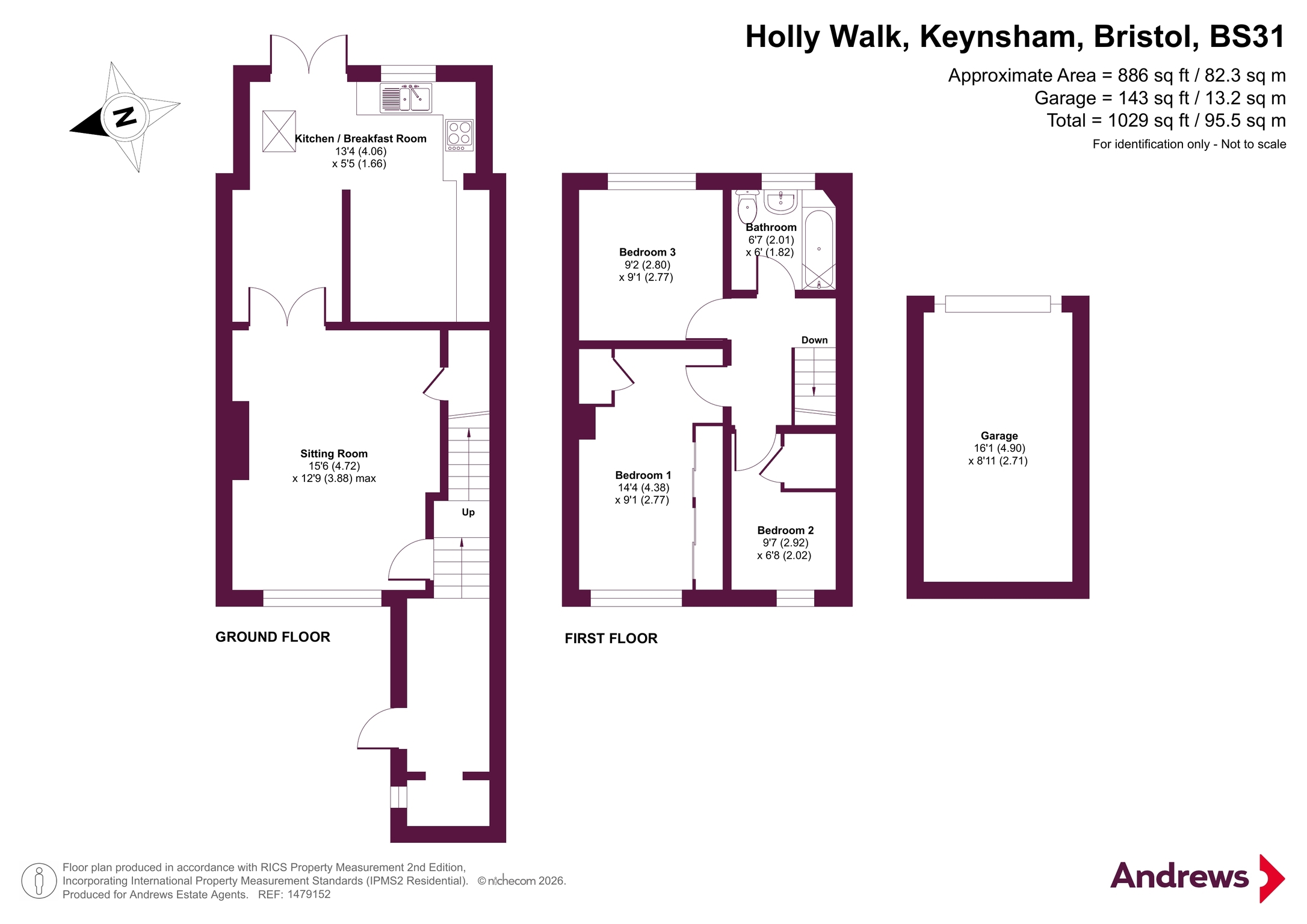 32, Holly Walk, Bristol floorplan