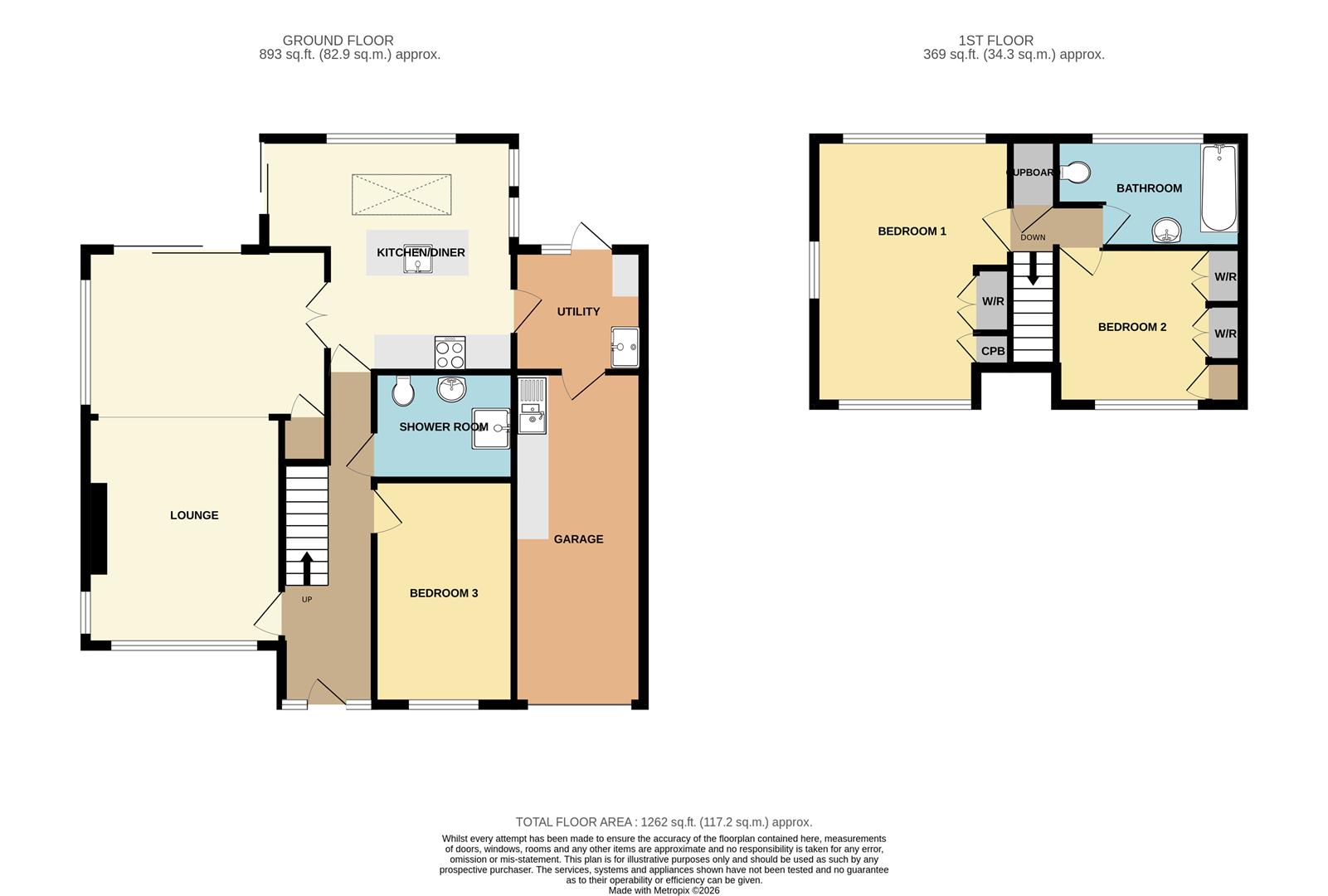 10, Hawkesmore Drive, Stafford floorplan
