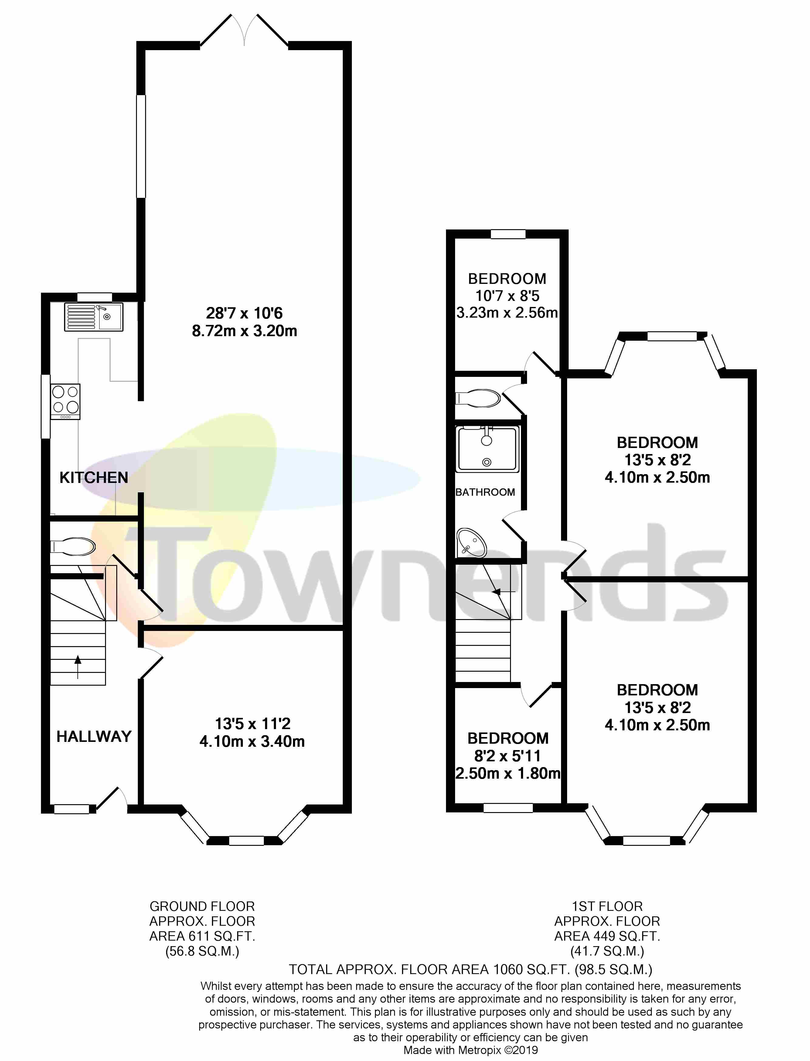 4 Bedrooms Semi-detached house to rent in Hall Road, Isleworth TW7