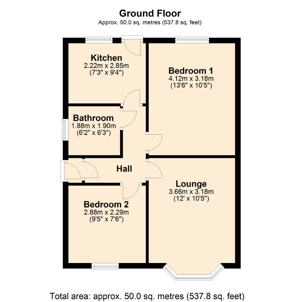 Longmynd Drive, Duston, Northampton NN5, 2 bedroom semidetached