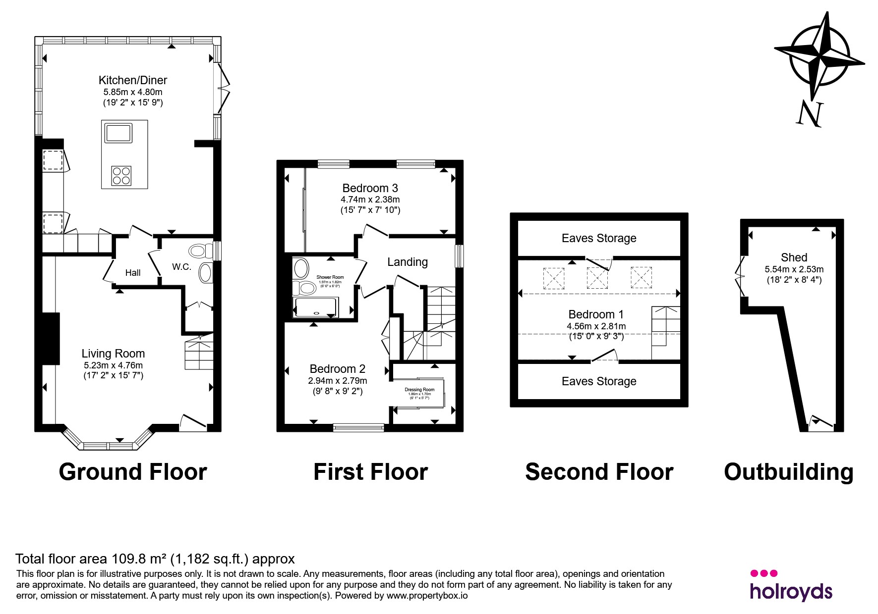 50, Steadings Way, Keighley floorplan