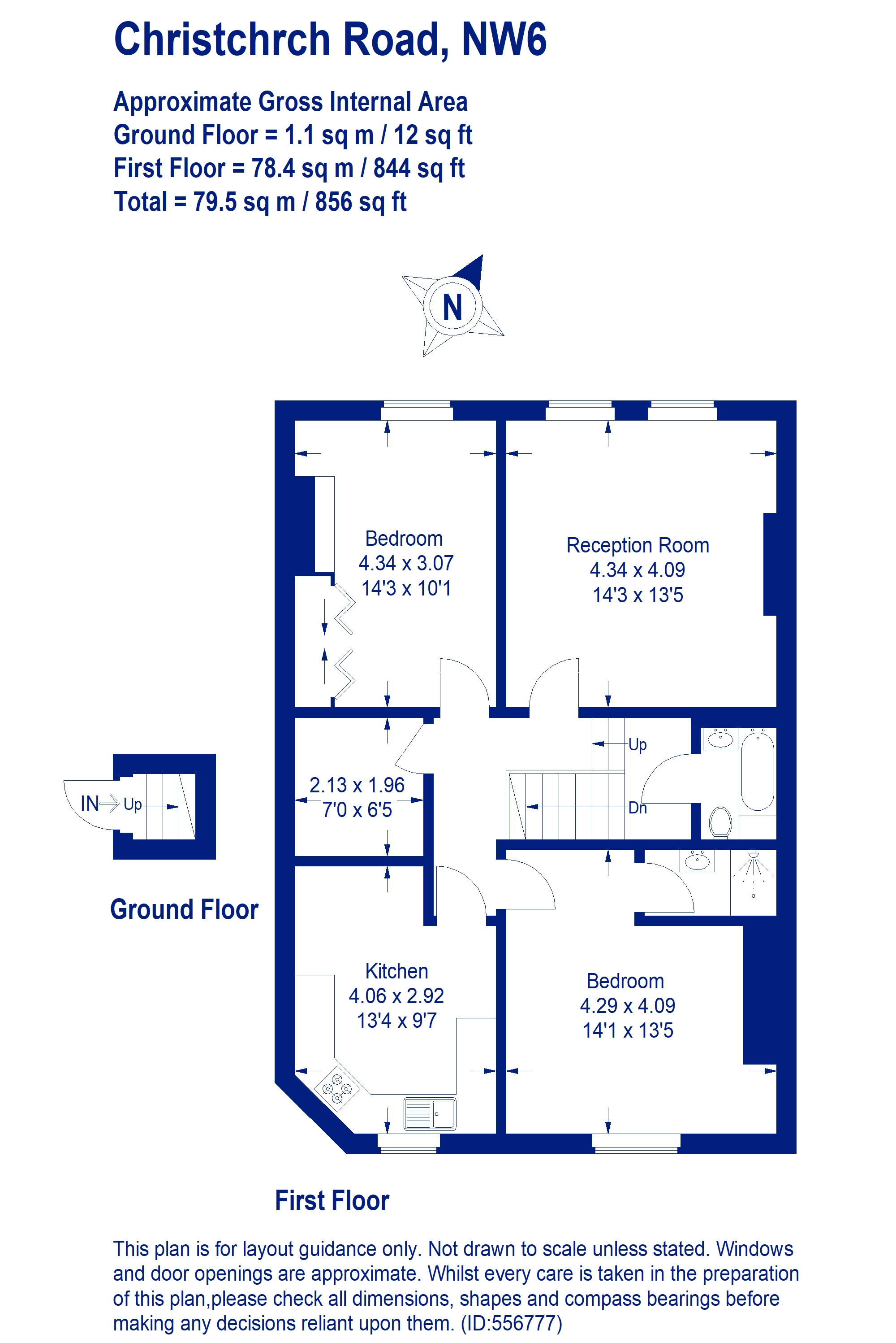 2 Bedrooms Flat for sale in St. Hildas Close, Christchurch Avenue, London NW6