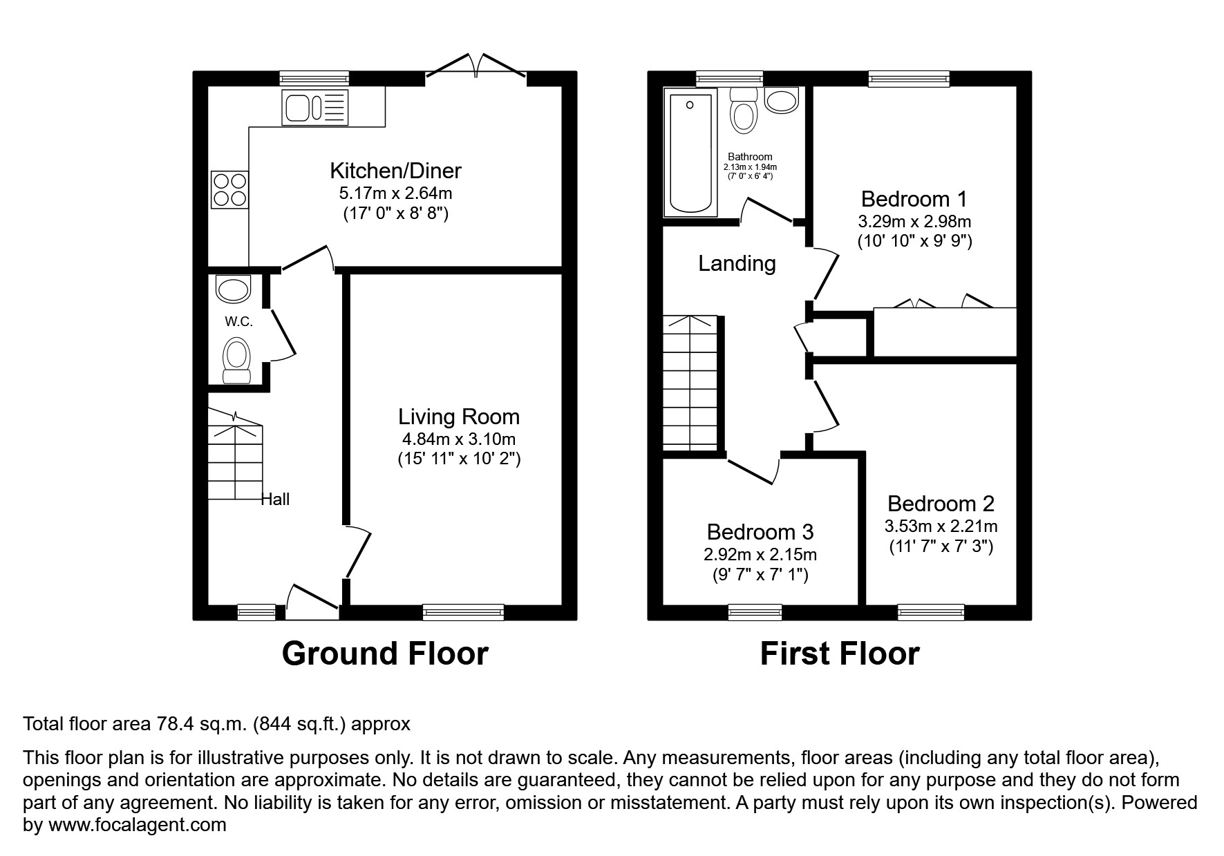 16, North Weald Close, Hornchurch floorplan