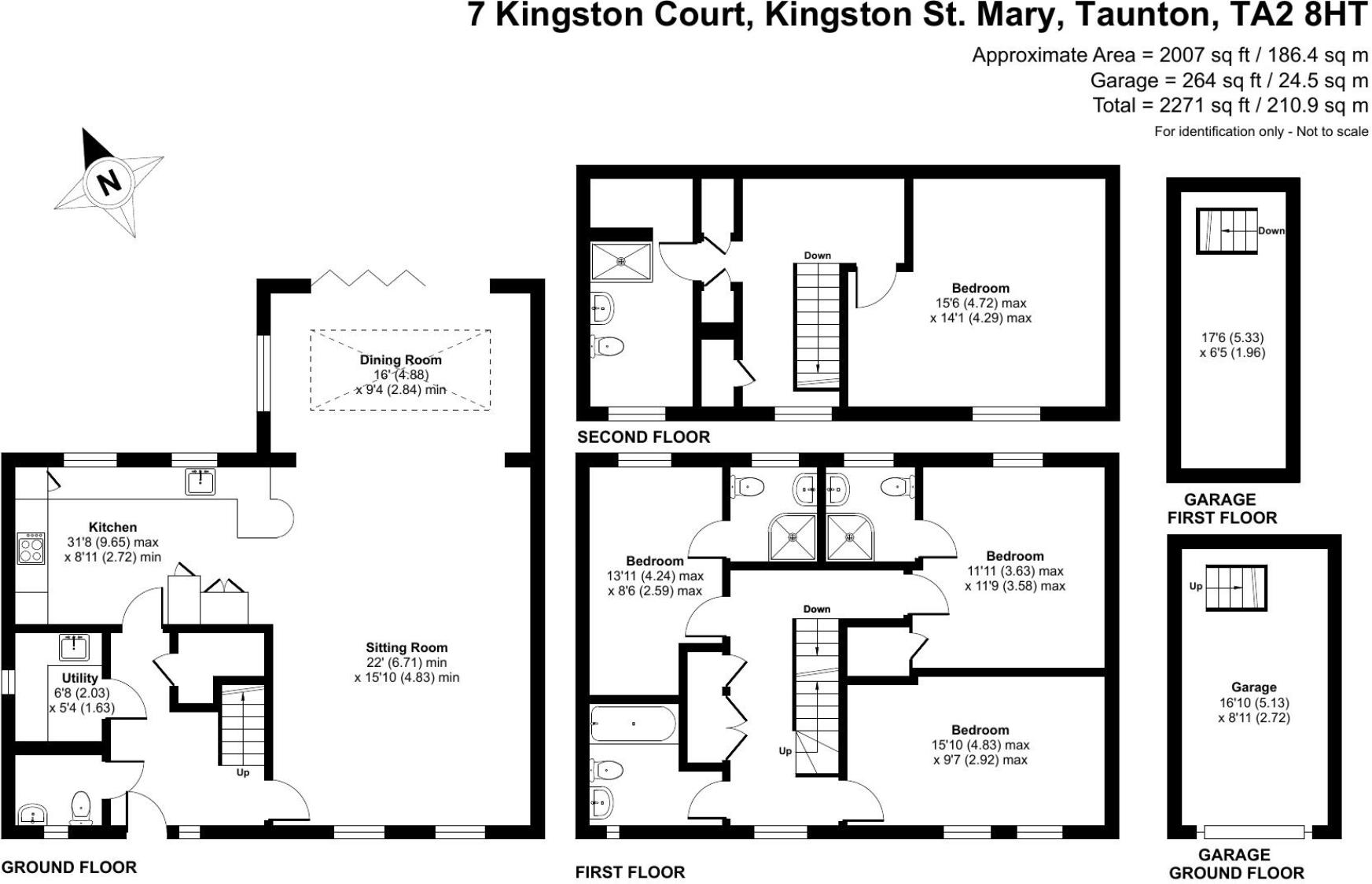 7, Kingston Court, Taunton floorplan