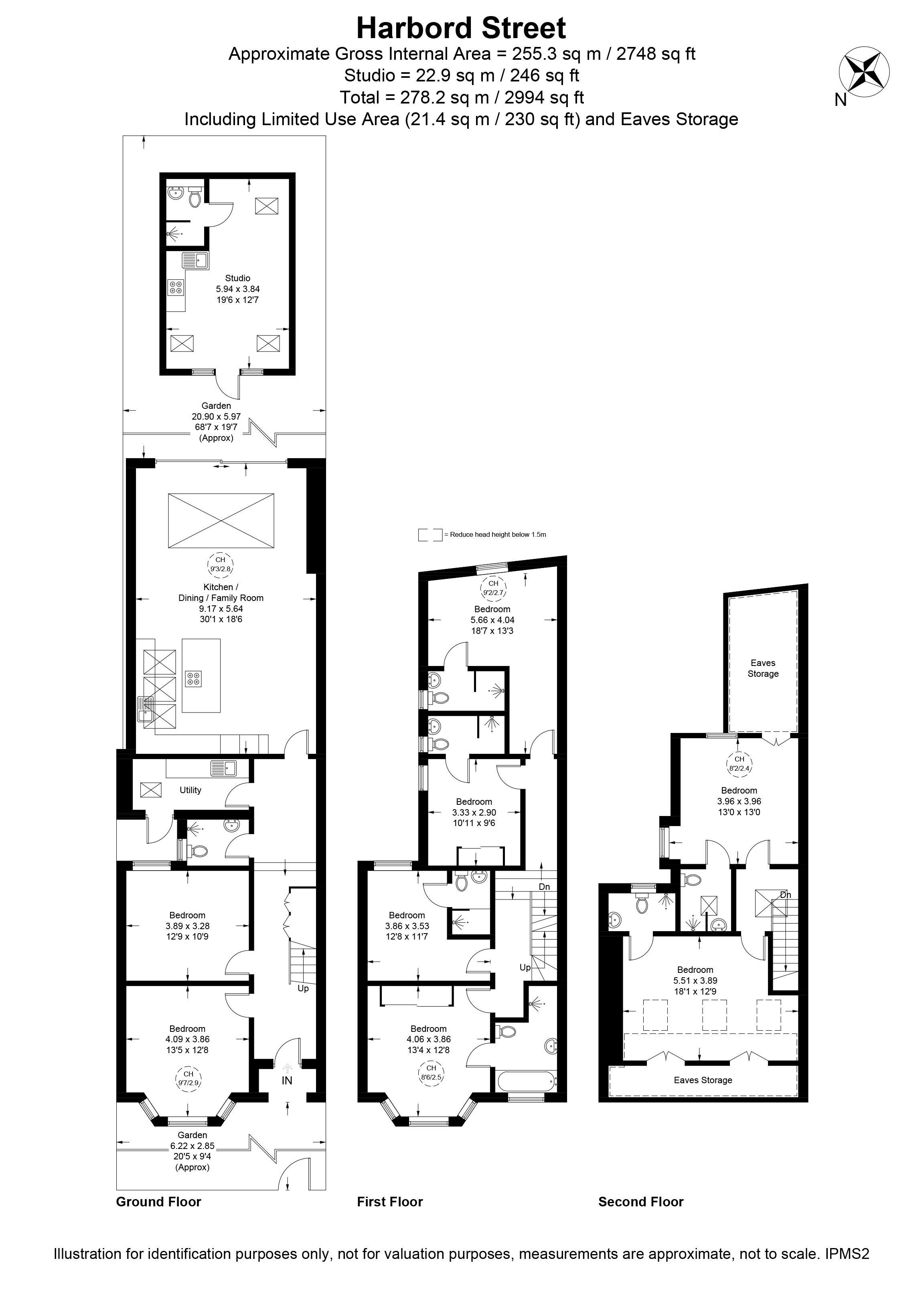 143, Harbord Street, London floorplan