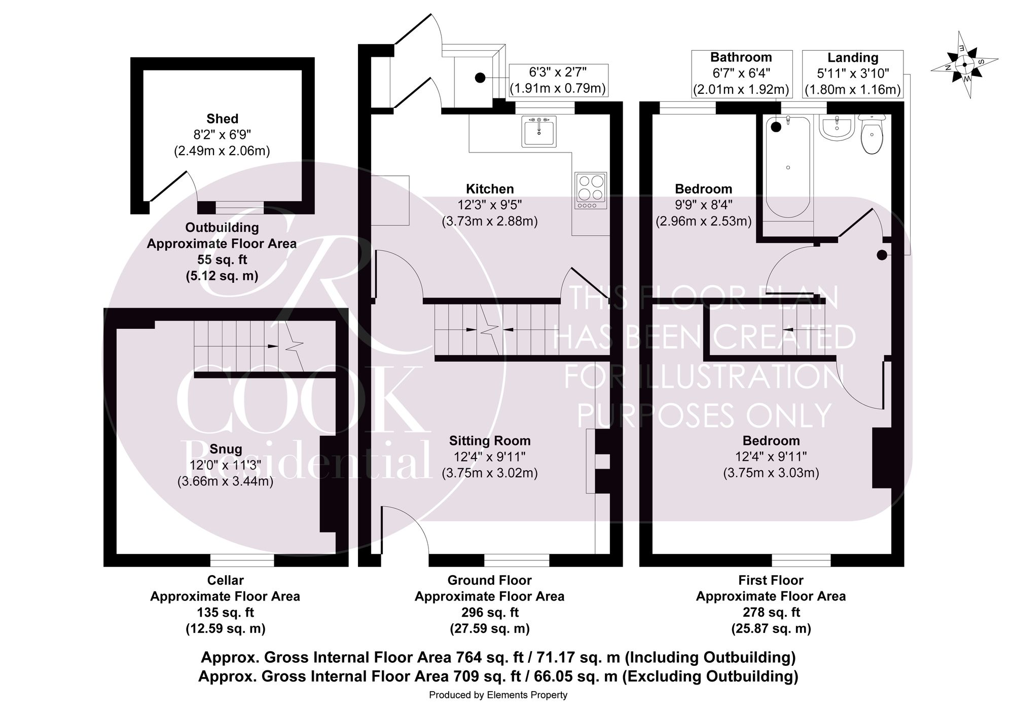 2 Old Millbrook Terrace, Cheltenham floorplan