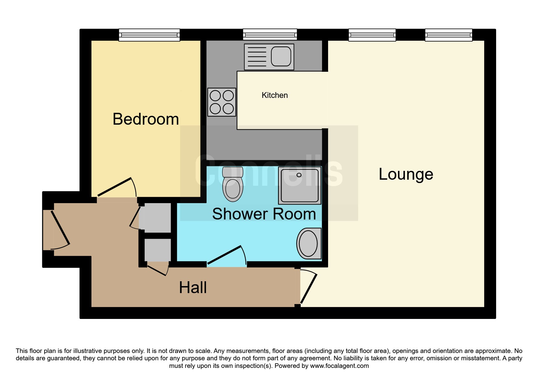 Flat 7, Hunters Gate, Hunters Lane, Watford floorplan