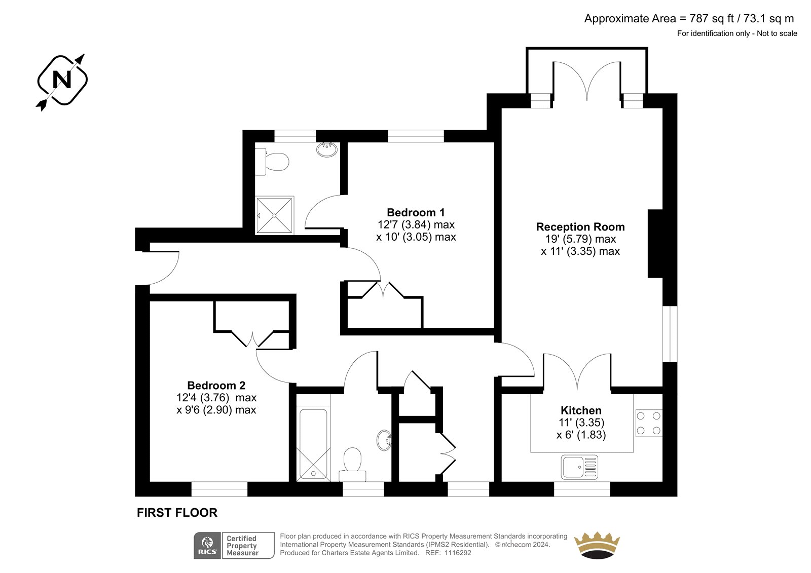 3 Sarum Court,, Sarum Road, Hampshire floorplan