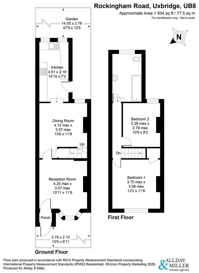 Rockingham Road, Uxbridge floorplan