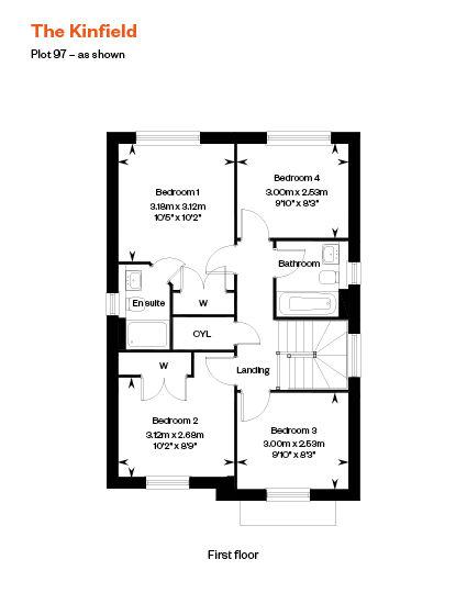123, Cinderpath Way (Off Plough Road), Great Bentley, Essex, Co7 8Nq floorplan