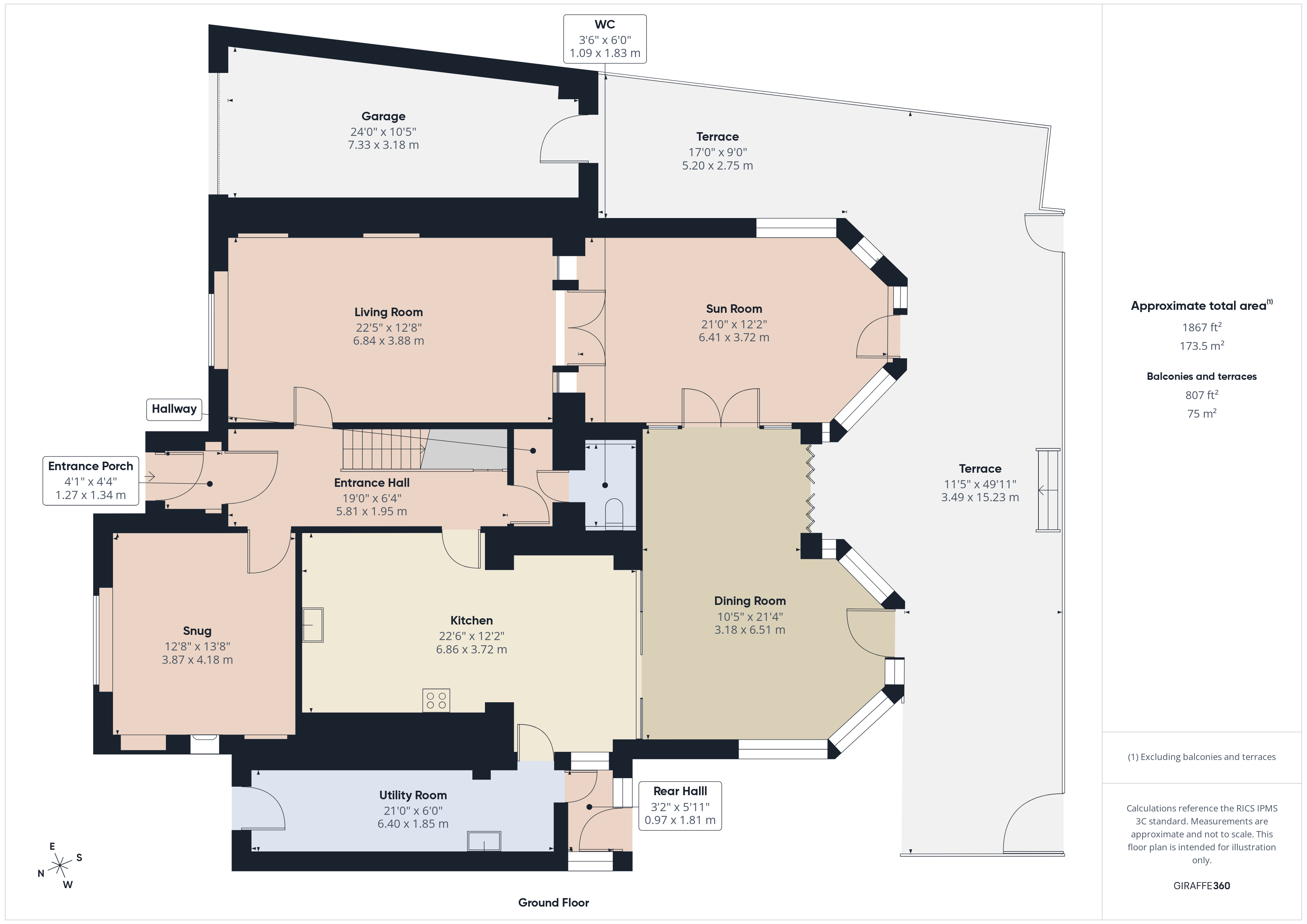 Cavendish,, Les Camps Du Moulin, Guernsey floorplan