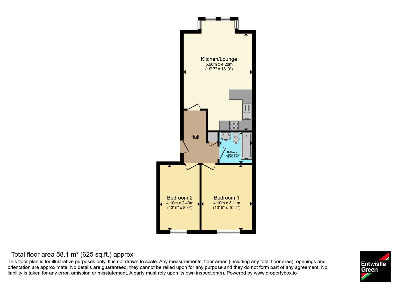 78, Chancellor Court, Merseyside floorplan