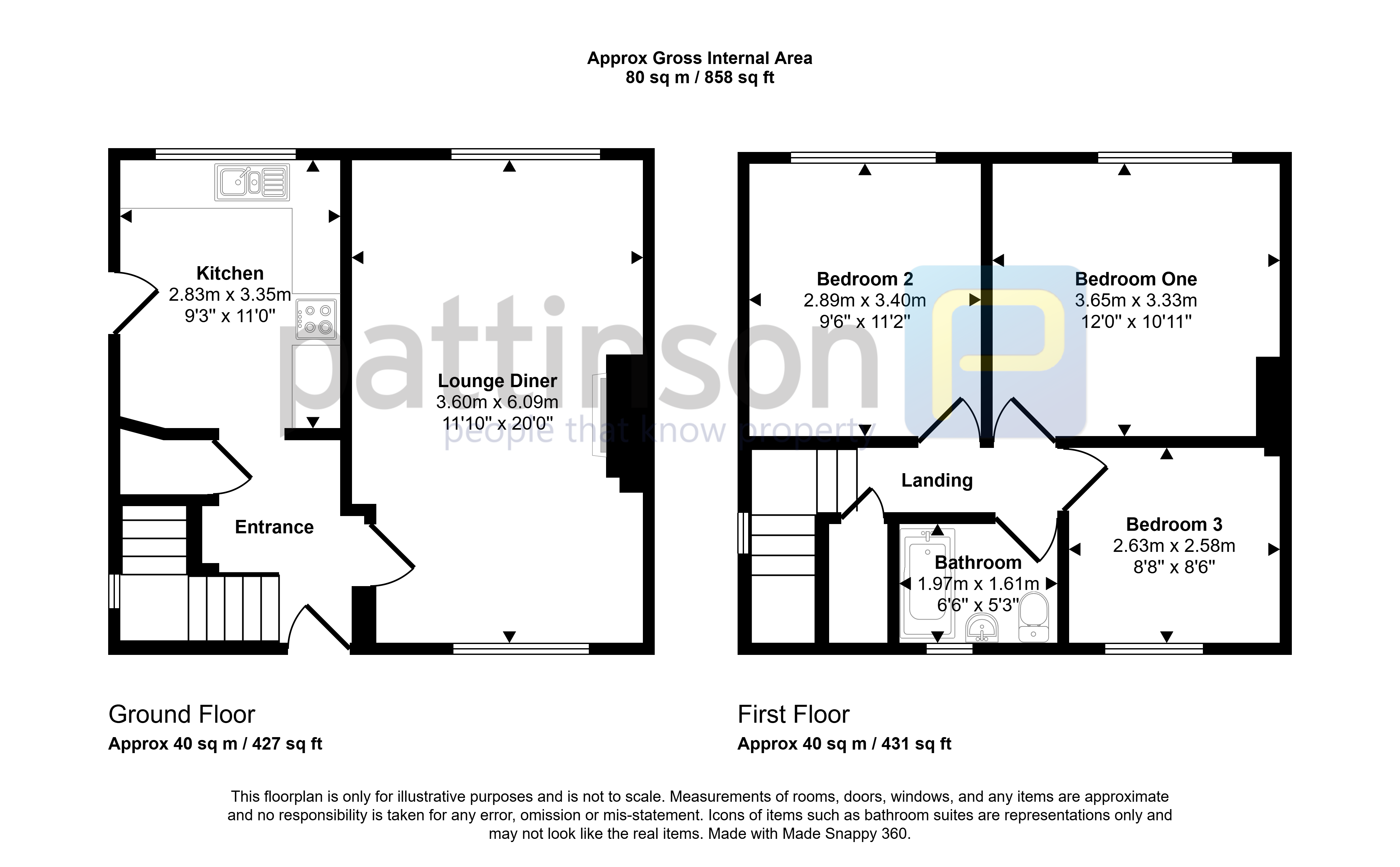 86, Welfare Crescent, Newbiggin-by-the-Sea floorplan