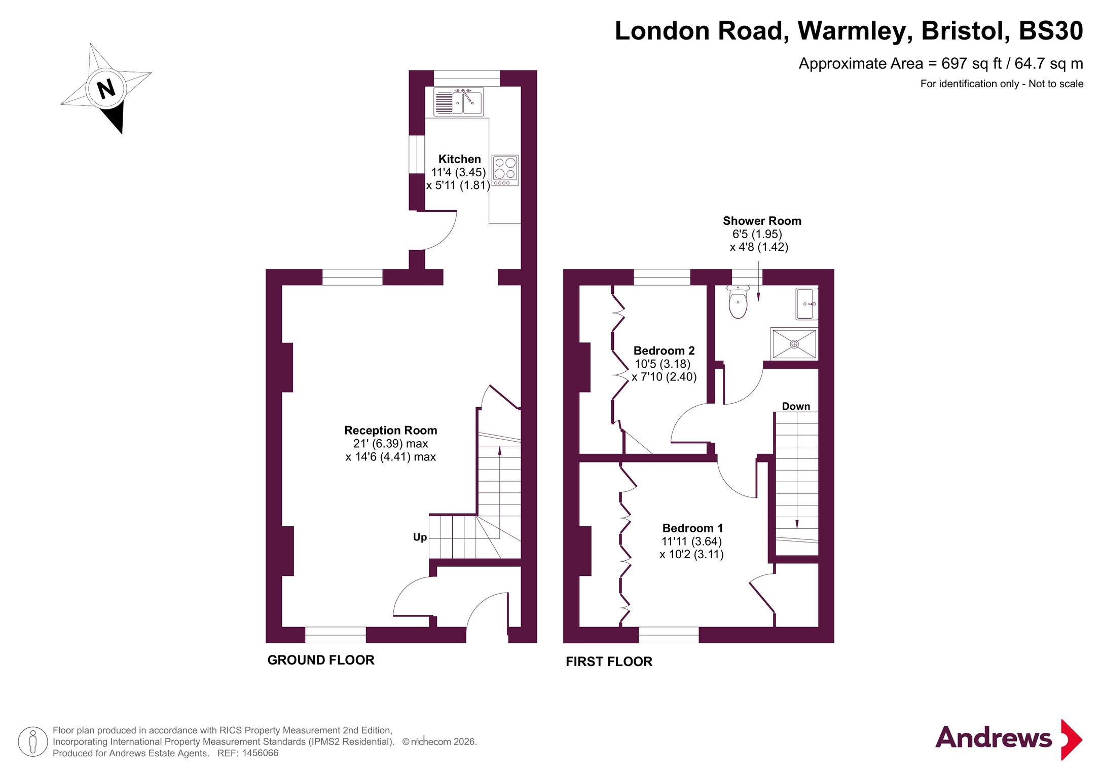 12, London Road, Bristol floorplan