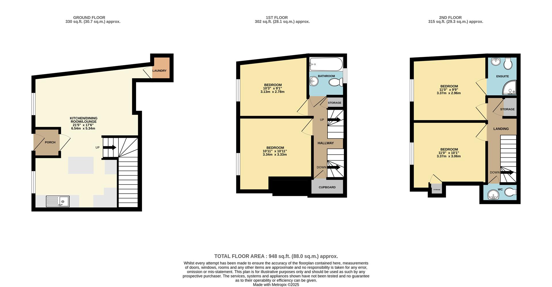 1, Tregoney Hill, Mevagissey floorplan