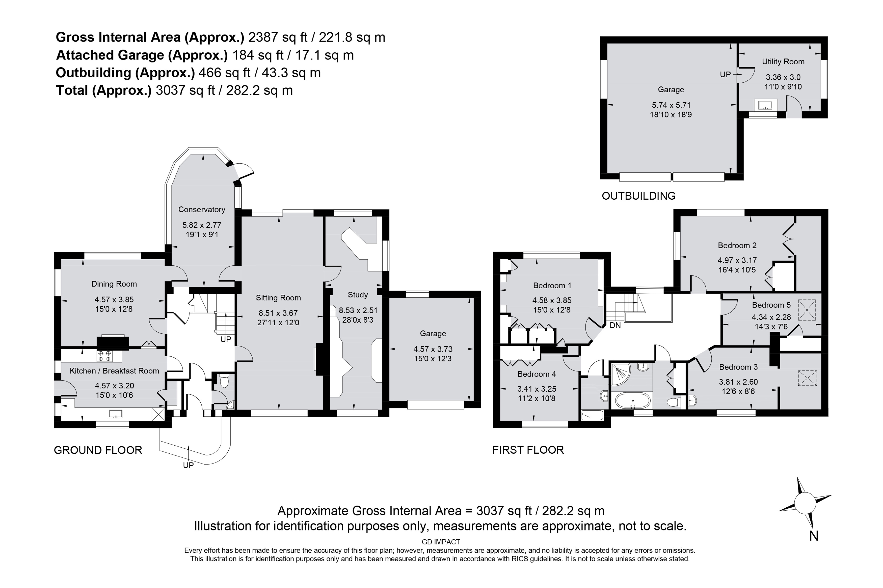 Westerlands, 2, Clayton Road, Hassocks floorplan