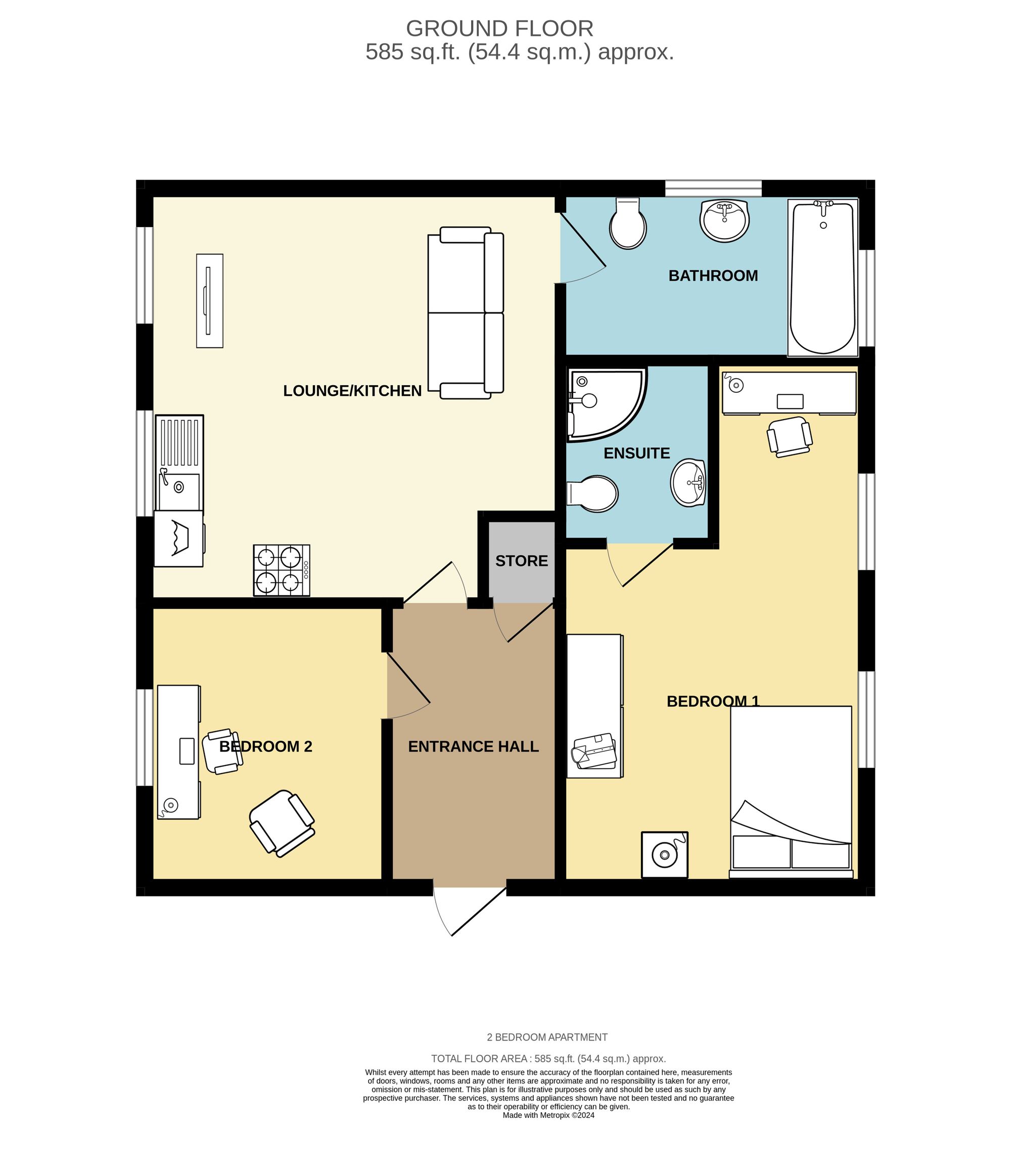 10b Station Road, Batley floorplan