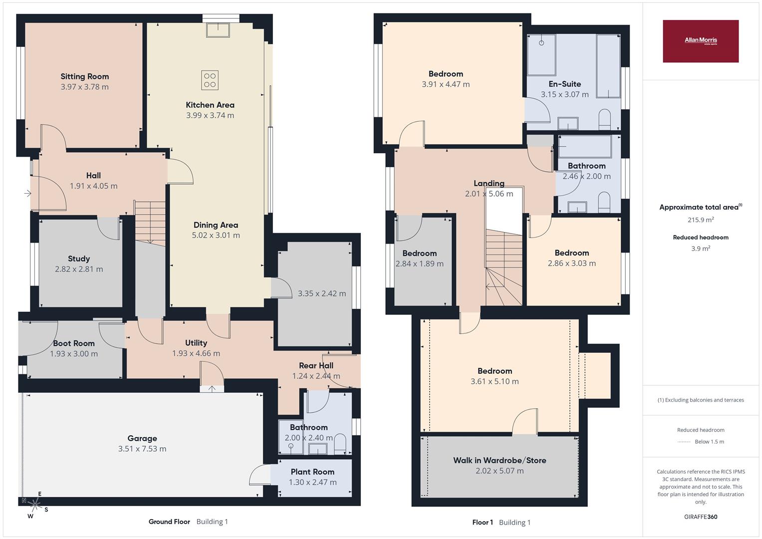 3, St. James Drive, Great Malvern floorplan