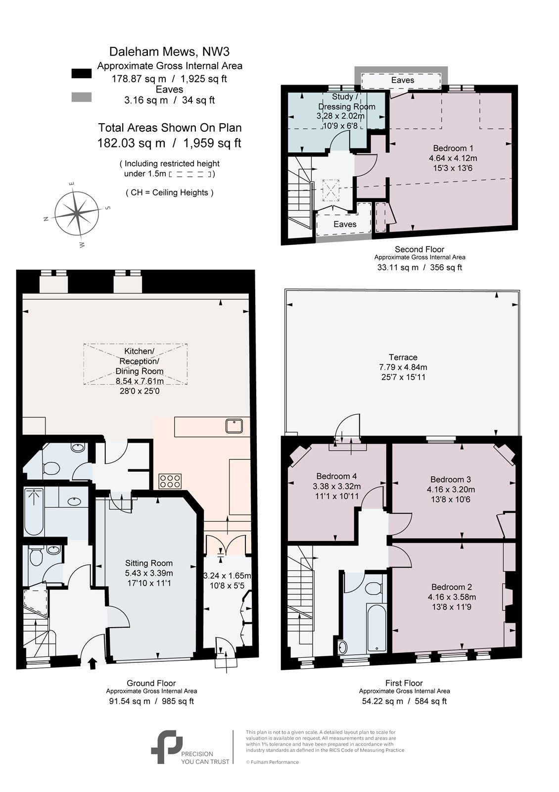 17, Daleham Mews, London floorplan