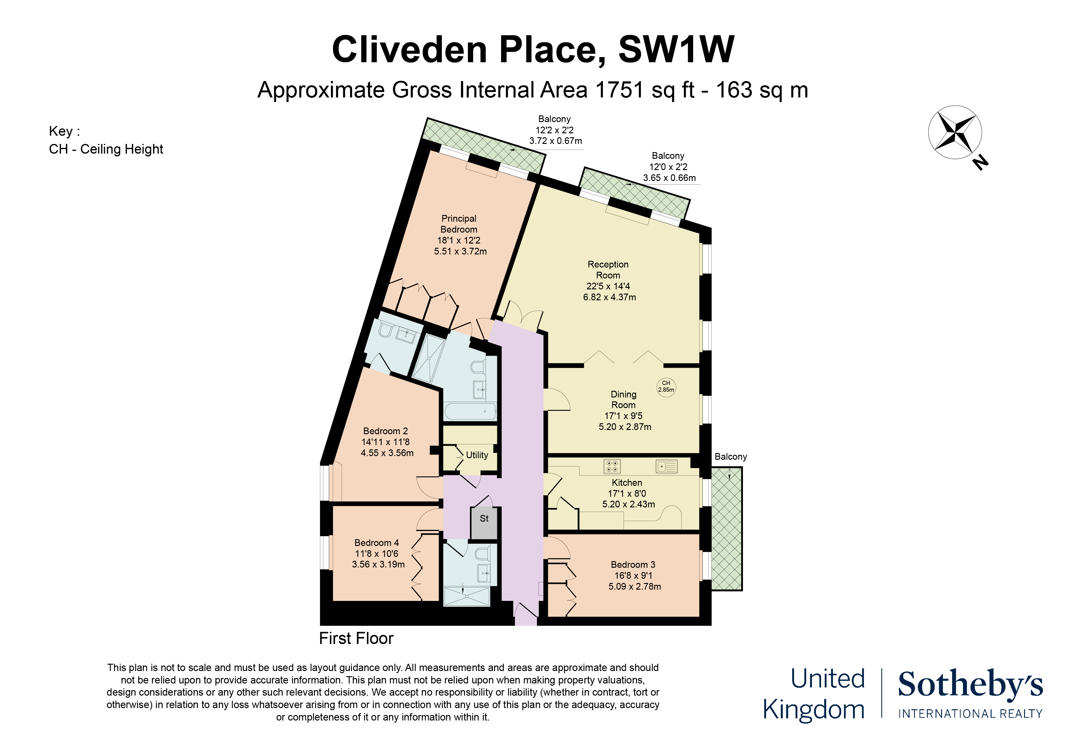 Cliveden, Cliveden Place, London floorplan