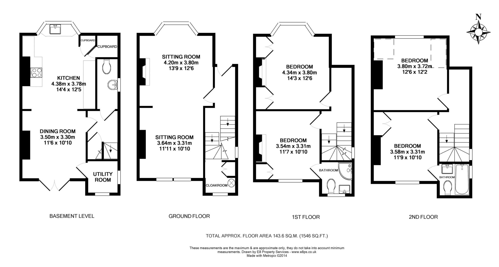13, Richmond Road, Oxford floorplan
