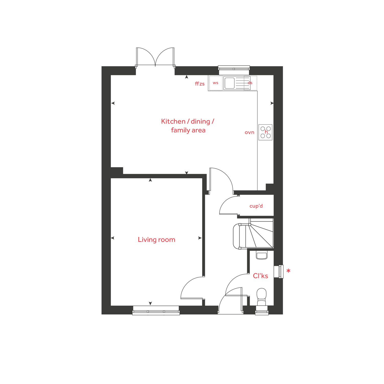 197, Green Hill, Wadebridge floorplan