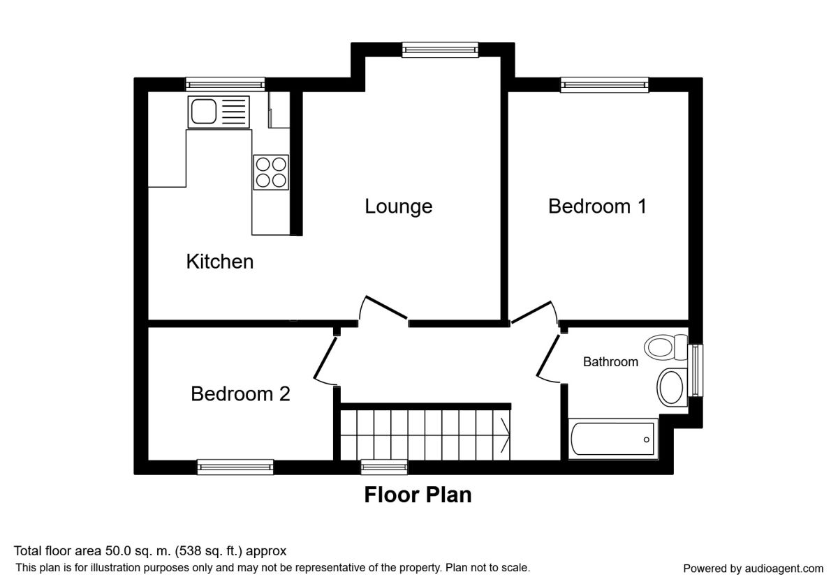 2 Bedrooms Flat for sale in Brunt Lane, Woodville, Swadlincote DE11