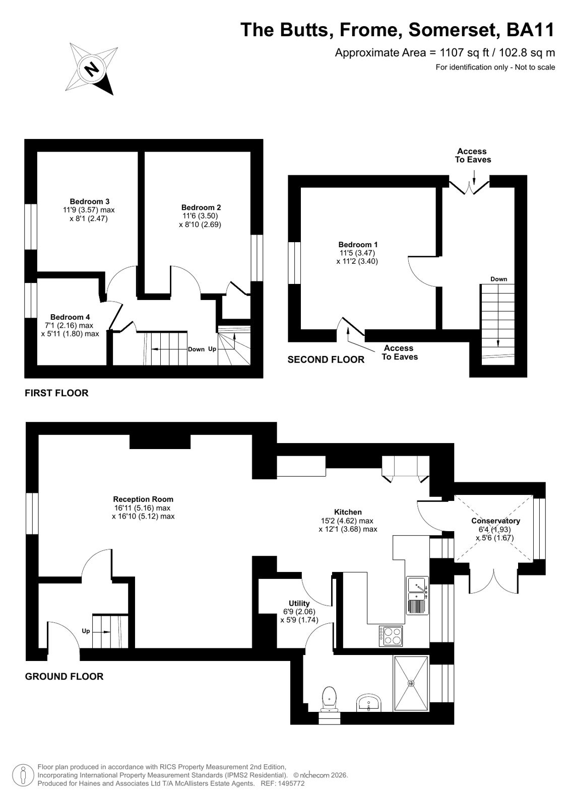 44, The Butts, Somerset floorplan