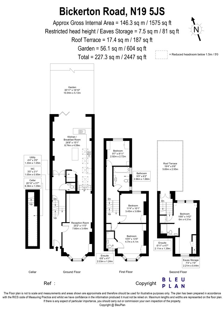 56, Bickerton Road, London floorplan