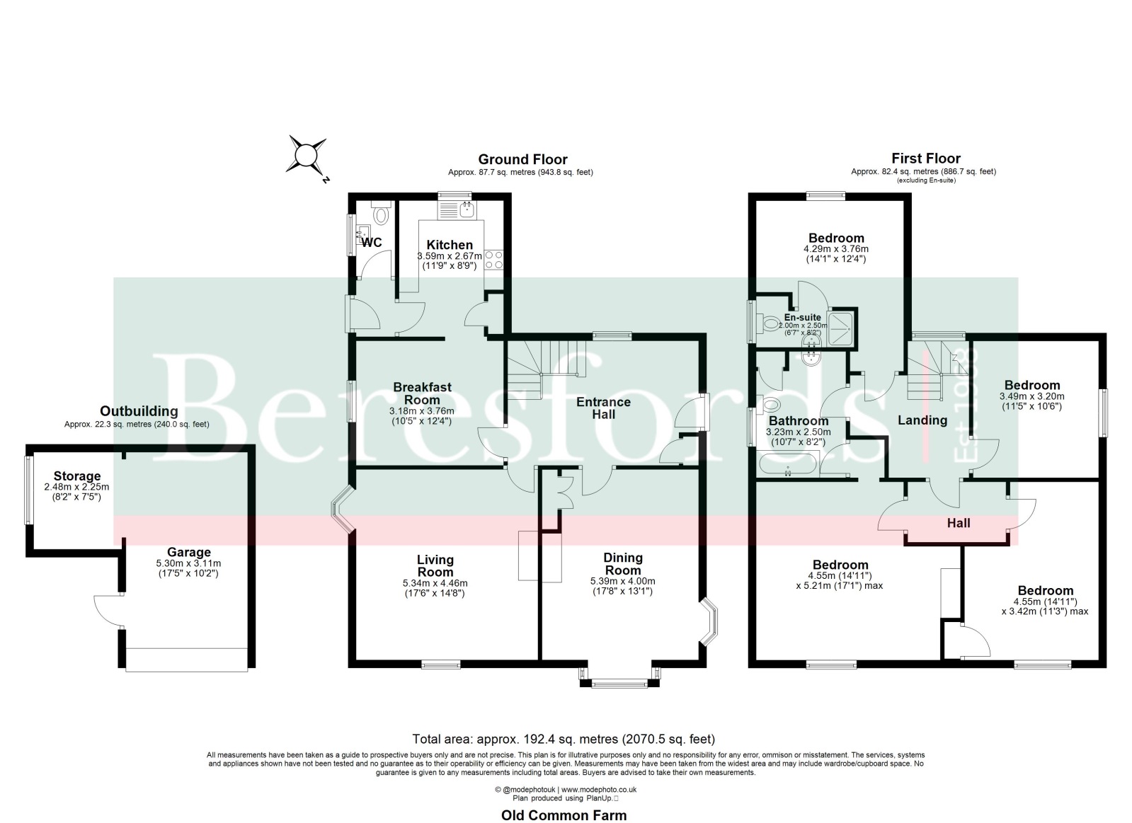 Old Common Farmhouse,, Bicknacre Road, Chelmsford floorplan