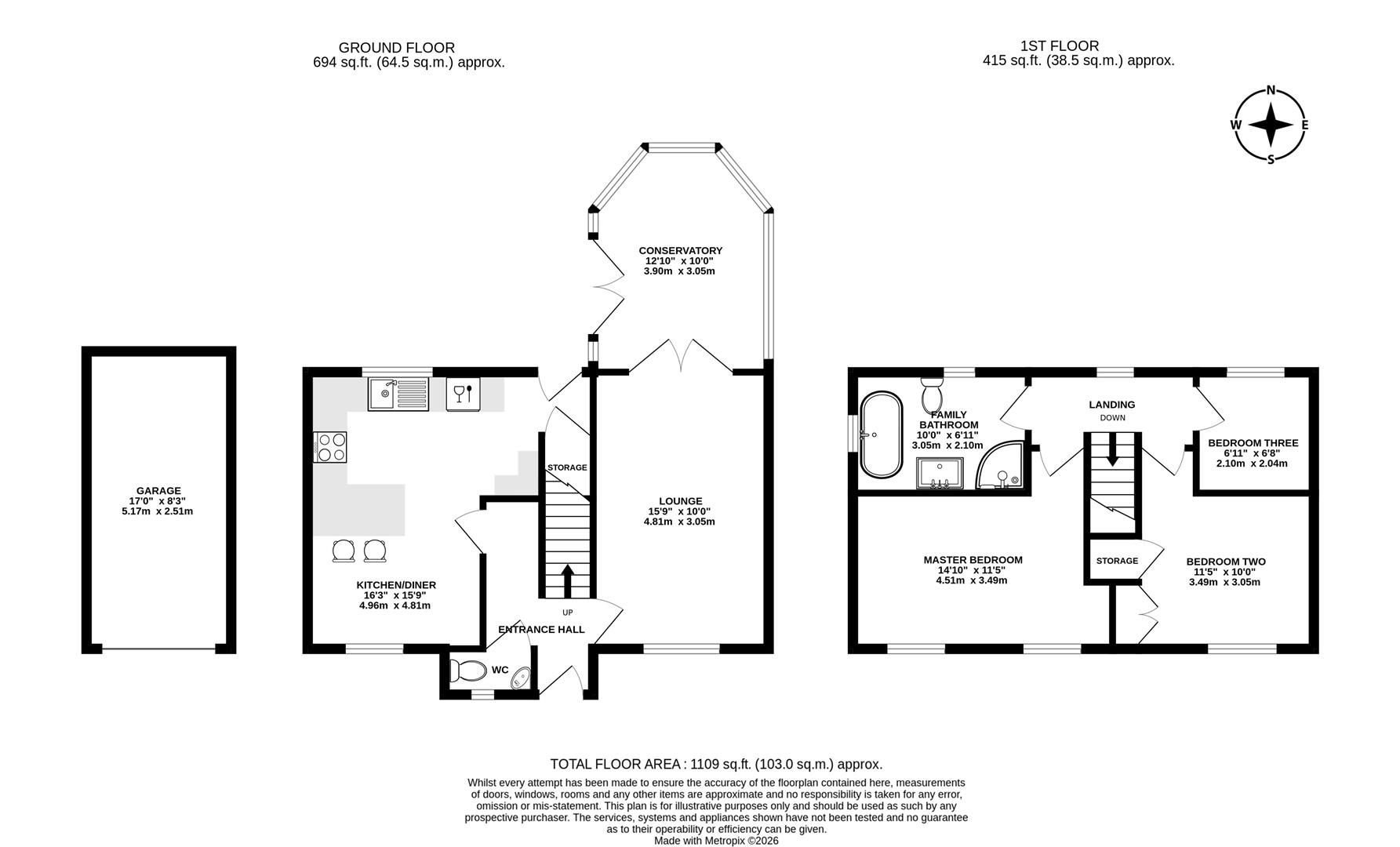 10, Ivy Bank, Preston floorplan