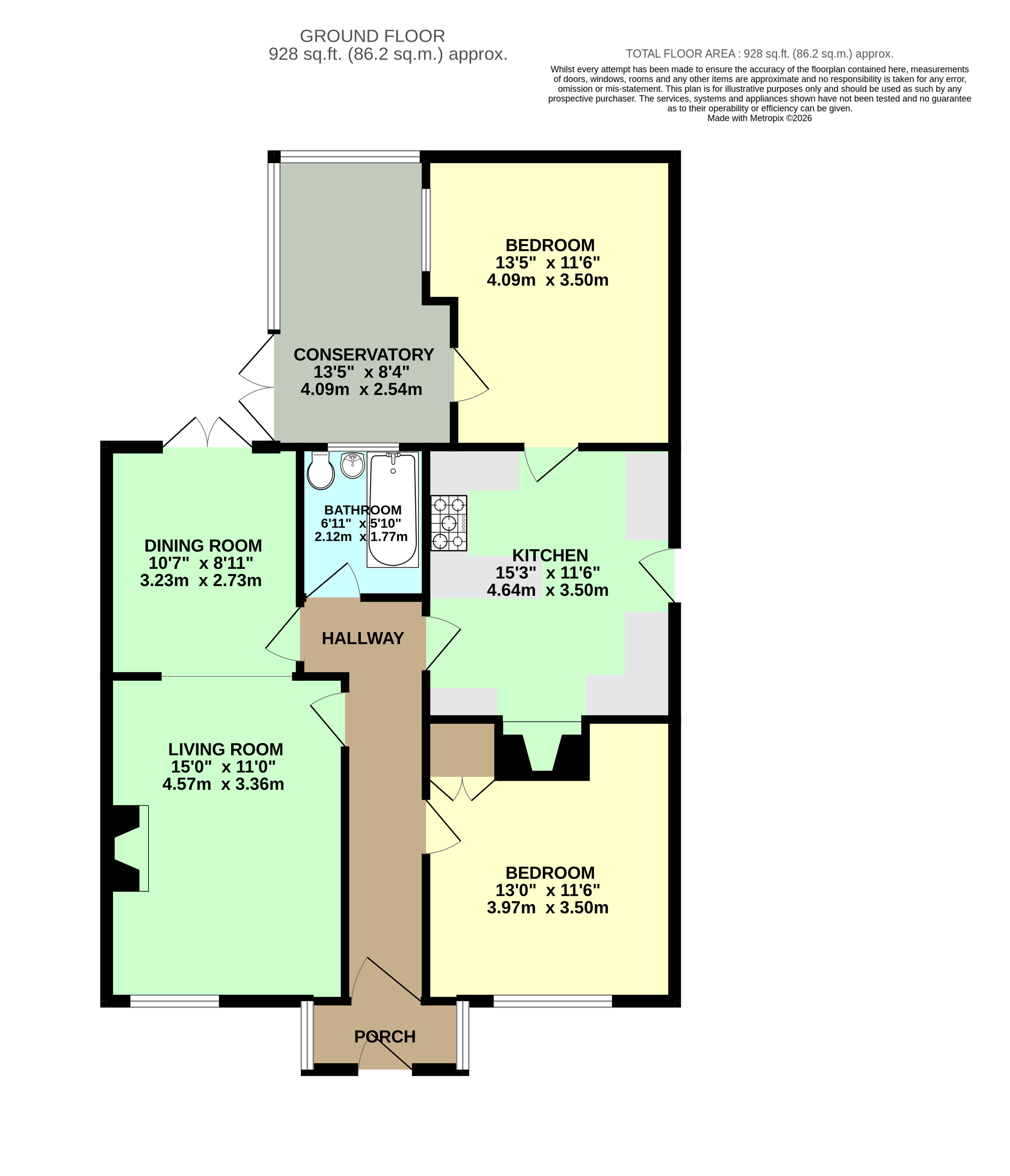 29, Howard Avenue, Leeds floorplan