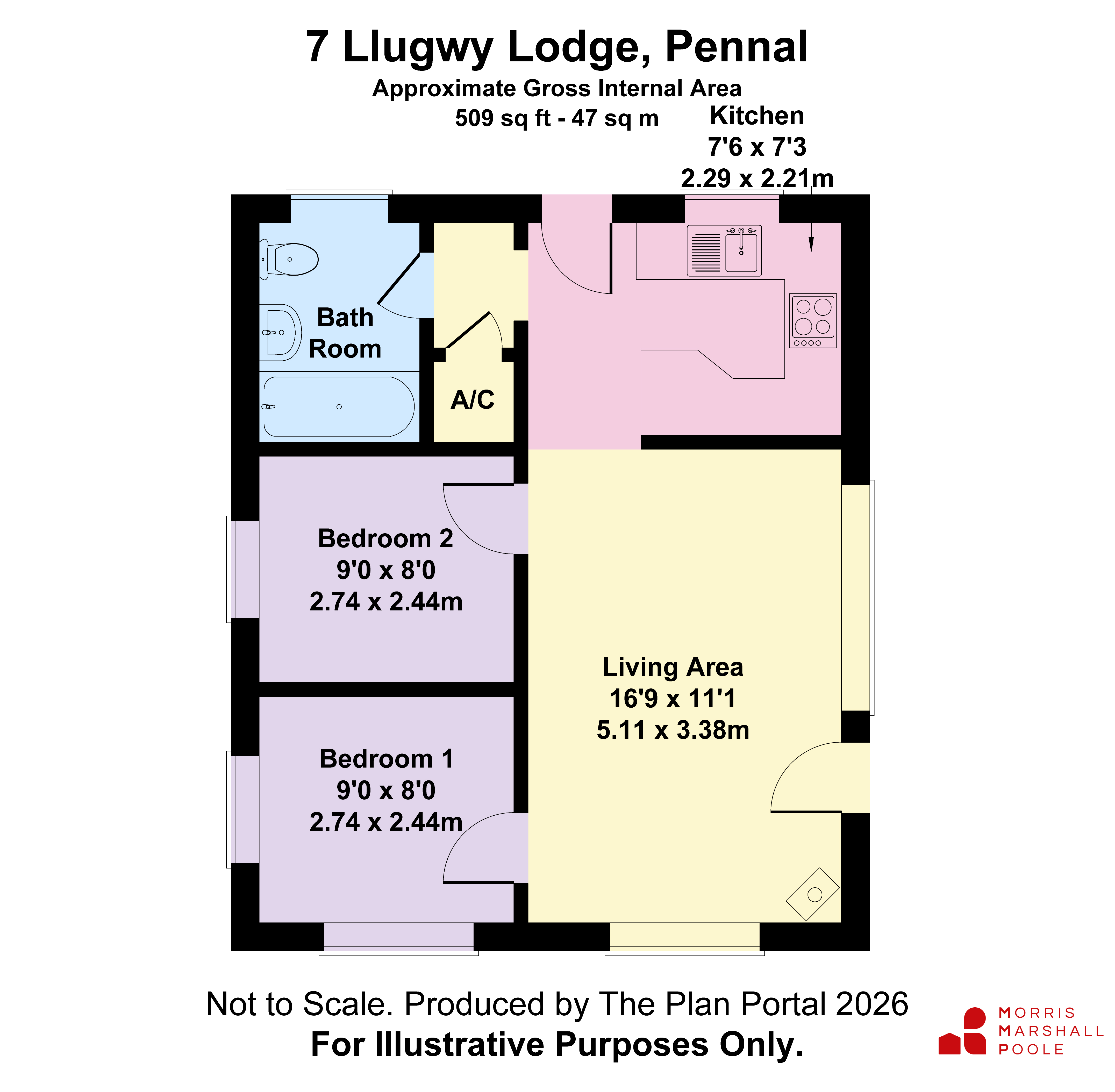 7 Llugwy Lodge Estate,, Pennal, Gwynedd floorplan
