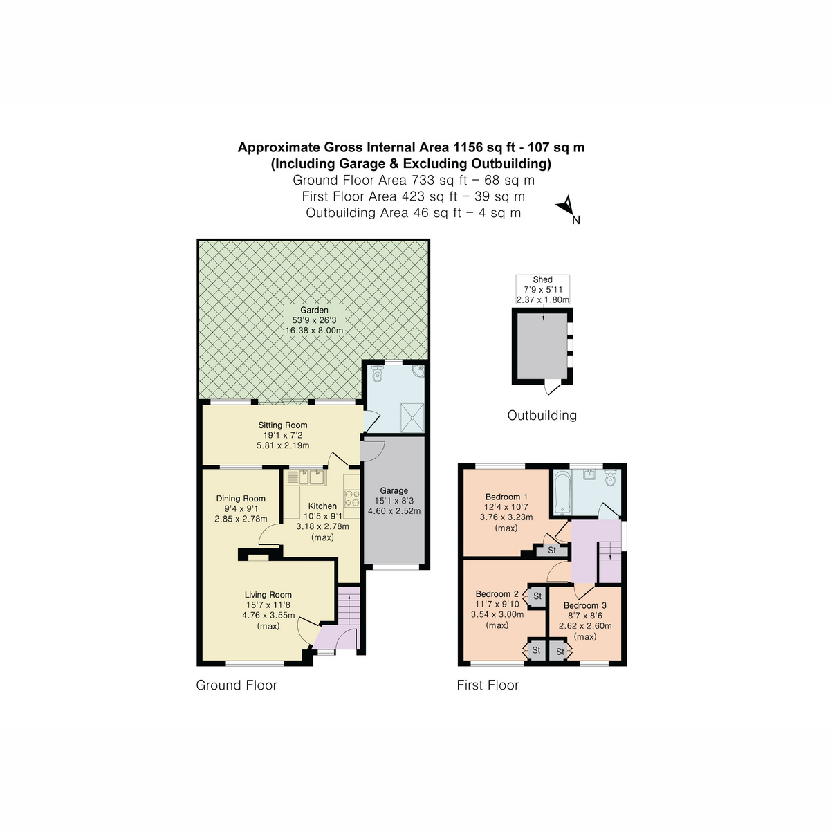 8, Reynolds Way, East Challow, Wantage floorplan