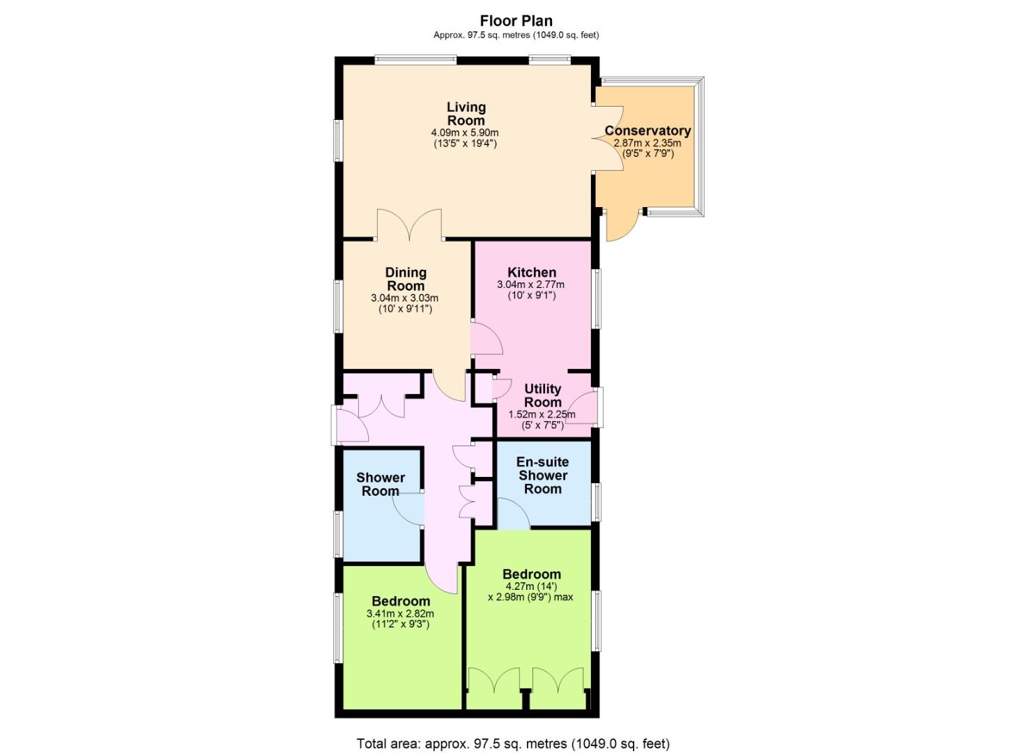 3, Millennium Close, The Broadway, Lancing floorplan
